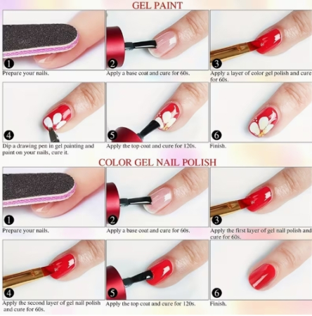 Preview: 36 tlg. UV Farbgele Set (zufällige Farbauswahl)